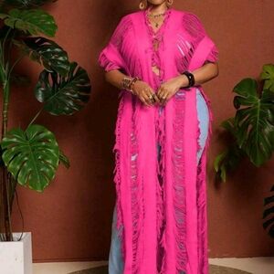 Vibrant Pink Women's Cardigan